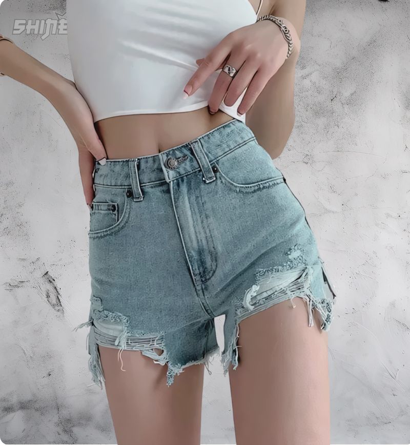 Shorts Jeans Destroyed