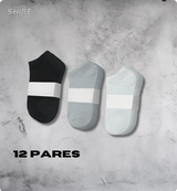 Kit 6 pares e 12 Pares Meias