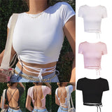 Cropped Open Back Summer - Verão